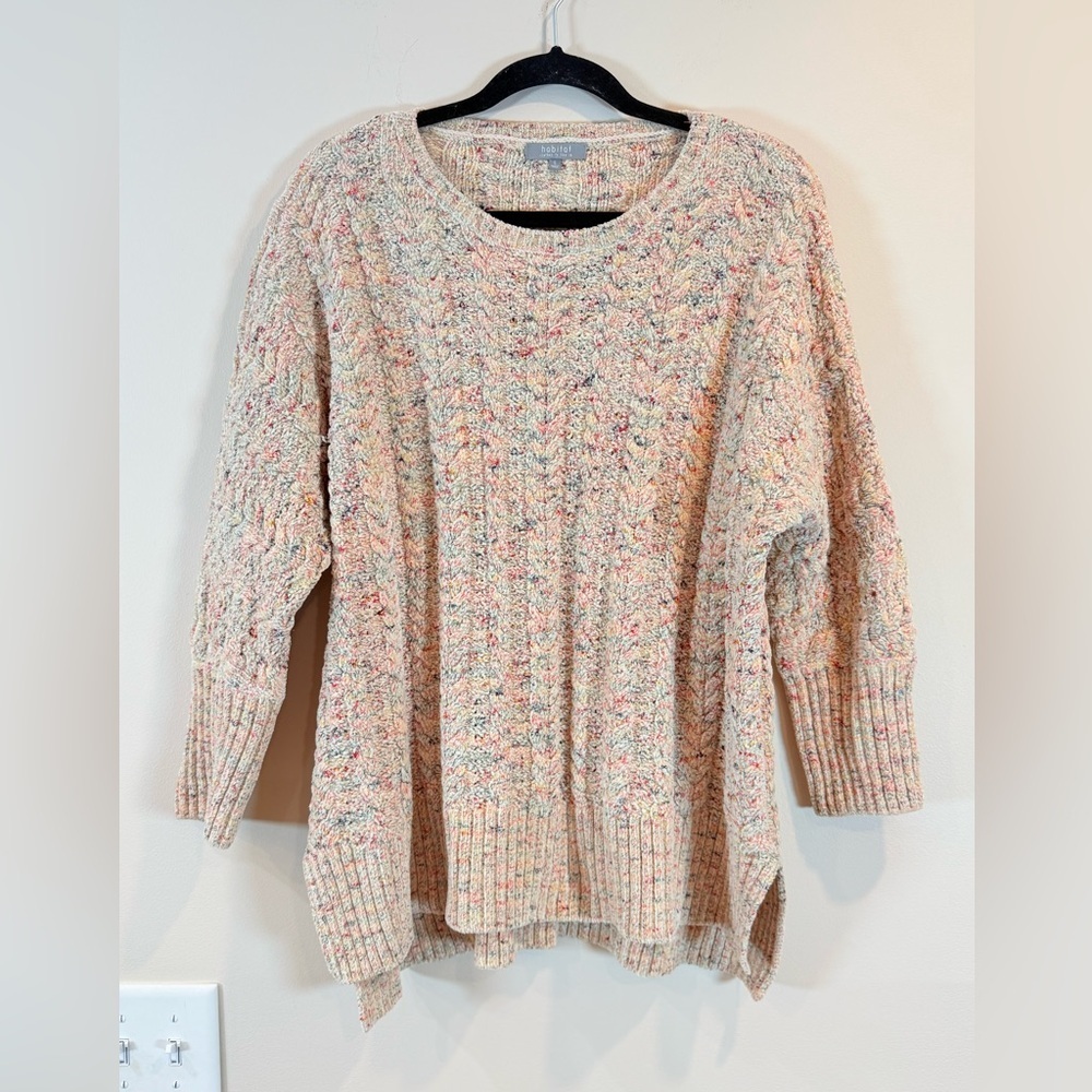 🔥Habitat Multicolor Knit Women's Sweater Size S EC🔥